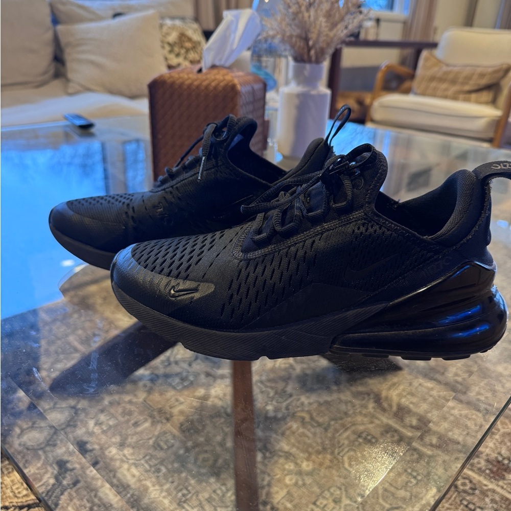 Nike Men's Air Max 270 Triple Black Sneakers
